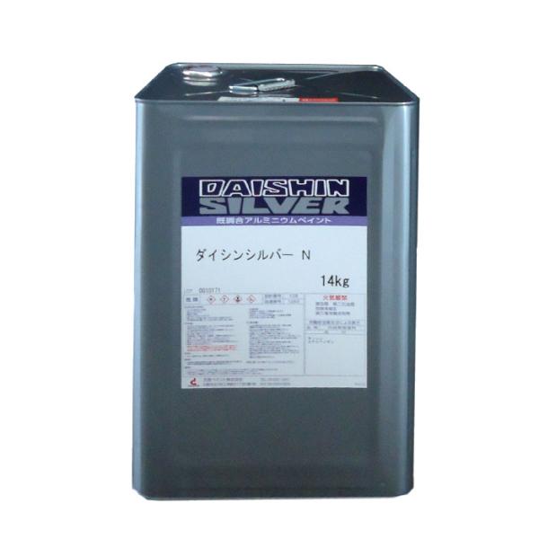 大信ペイント　ダイシンシルバーＮ　14kg　銀色　既調合アルミニウムペイント