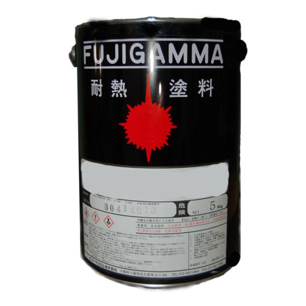 スタンダード耐熱塗料 600℃　シルバー　5kg  ガンマーケミカル　FUJIGAMMA　フジガンマ...