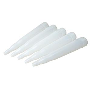 山本製作所　らくらくコーキングガン用　　プラスチック丸ノズル　5個入　