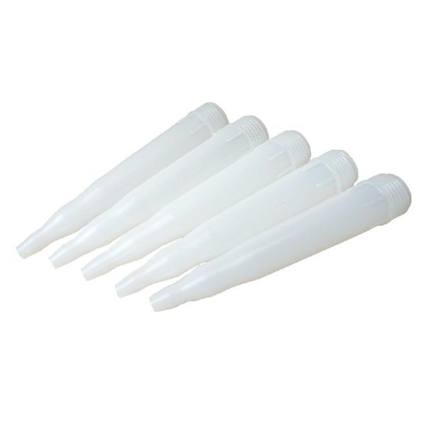 山本製作所　らくらくコーキングガン用　　プラスチック丸ノズル　5個入　【※代引不可※】