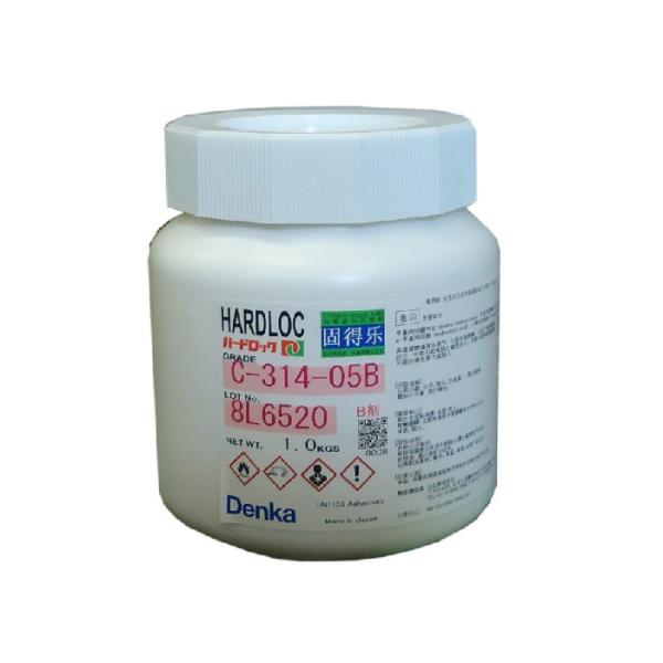 デンカ　ハードロック　C-314-05　B剤　1kg　（Ｂ液のみ）