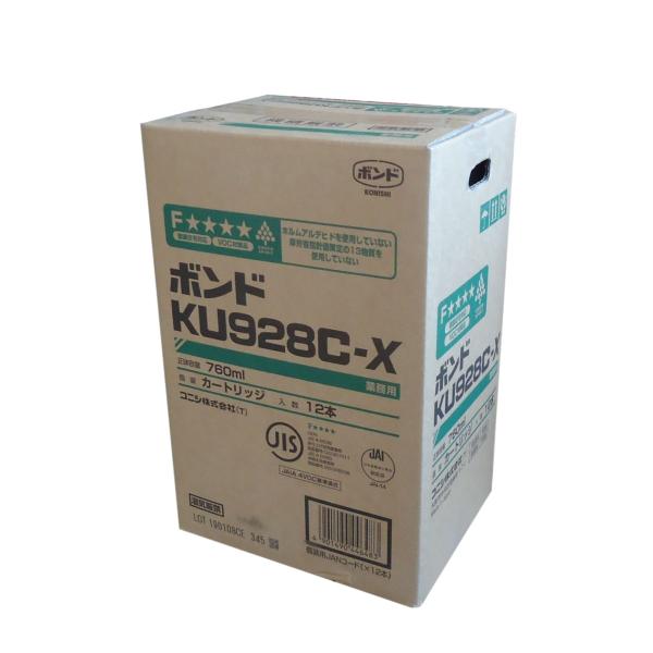 コニシ　ボンドKU928C-X　760ml×12本（1ケース）角ノズル12個　丸ノズル1個　接着剤除...