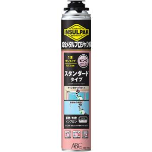 GSメタルプロジャンボ　750ｍｌ　12本入り1ケース　ABC商会　ピンク色発砲ウレタンフォーム　※...