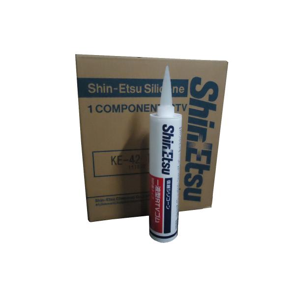 信越化学 KE-42  白 ホワイト 330ml 20本セット　シリコンシーラント　酢酸タイプ　 一...
