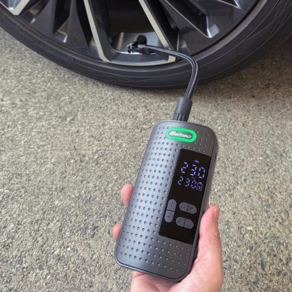 ML-290 充電式エアーコンプレッサー　大自工業  オートストップ機能付き