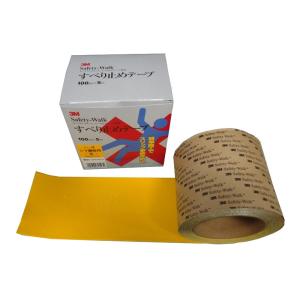 ３M　セーフティウォーク　すべり止めテープ　黄　幅100mmｘ長さ5m　Ａタイプ　シマ鋼板・屋内外用