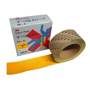 ３M　すべり止めテープ　黄　幅５０mmｘ長さ５ｍ　タイプＡ　シマ鋼板・屋内外用　セーフティウォーク　...