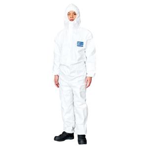 バリア―マンP3040　LLサイズ　日光物産　化学防護服　JIST8115　タイプ5，6適合品　不織...