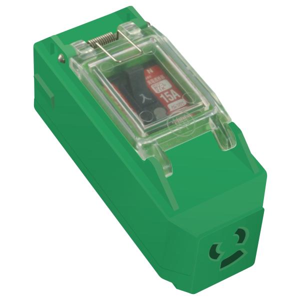 プラコンインポッキンブレーカー　PIPB-EK-N　日動工業　過負荷・短絡・漏電保護兼用　15A/1...