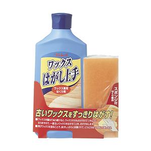 リンレイ　ワックスはがし上手　500ml　12本入り1箱　はくり専用スポンジ付き