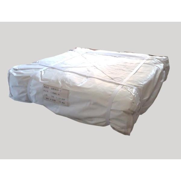 白防炎シート　1.83x5.1ｍ　10枚入　耐寒剤入り　300P　平均重量2.5kg/枚　防炎シール...