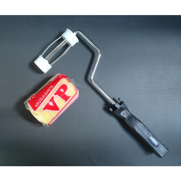 VP13N型 ローラーハンドルセット　4吋　4インチ　中毛　むさし