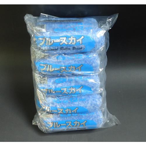 ブルースカイスモールローラー　４インチ　中毛　毛足12mm　10本セット　むさし　4吋