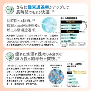コンタクトレンズ 2week プレミアム シリ...の詳細画像3