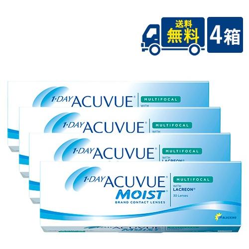 ワンデーアキュビューモイストマルチフォーカル 30枚入 4箱 ジョンソン・エンド・ジョンソン 遠近両...