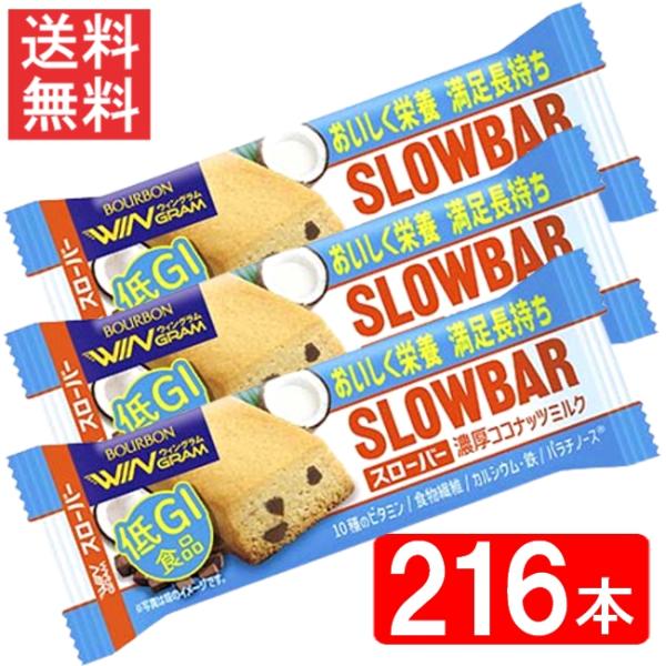 ブルボン スローバー濃厚ココナッツミルク 41g ×2ケース 216本