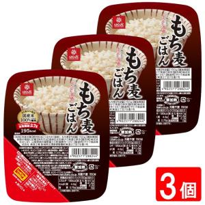 はくばく もち麦ごはん無菌パック 150g 3個の商品画像