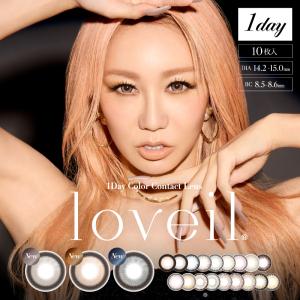 ラヴェール ワンデー 10枚入 4箱 loveil カラコン 1day 度あり 度なし 倖田來未 ブラック ブラウン 1日使い捨て コンタクト 定期便 定期購入対応