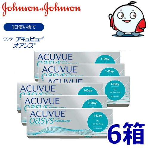 ワンデーアキュビューオアシス 30枚入り 6箱 1DAY コンタクトレンズ 1日使い捨て 終日装用 ...