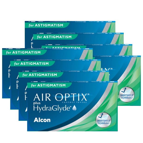 乱視用コンタクトレンズ 2week エアオプティクス プラス ハイドラグライド 乱視用 6枚 8箱 ...