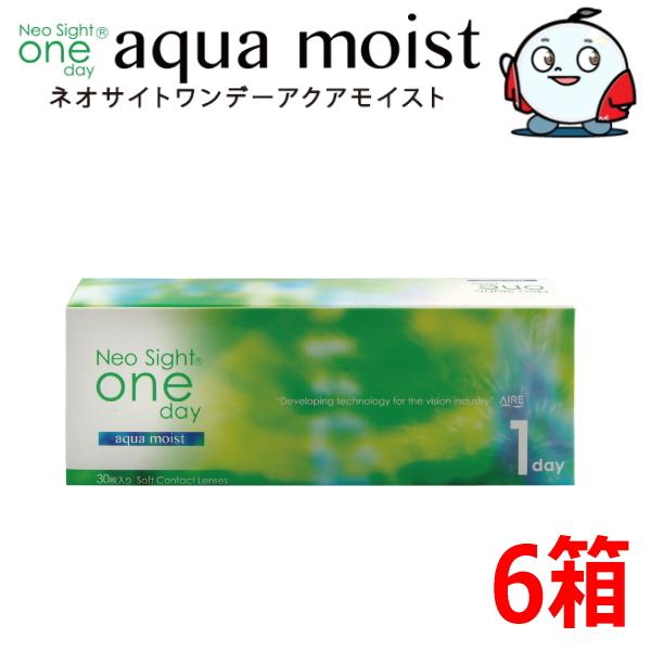 コンタクトレンズ 1DAY ネオサイトワンデー アクアモイスト 30枚入り 6箱 ONE DAY o...