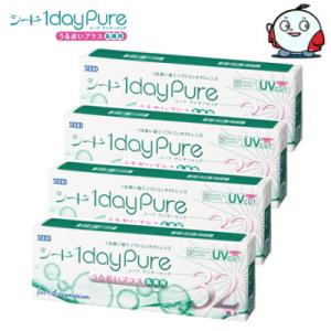 4箱 乱視用コンタクトレンズ シード SEED ワンデーピュアうるおいプラス乱視用 32枚入り 1d...