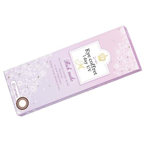 アイコフレ ワンデー UV M 10枚 リッチメイク カラコン シード 1日使い捨てコンタクトレンズ...