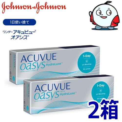 ワンデーアキュビューオアシス 30枚入り 2箱 1DAY ONE DAY one day 1日使い捨...