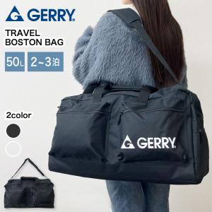 GERRY ジェリー ボストンバッグ ボックスロゴ ボストン トラベルバッグ ボストン 旅行 修学旅行 部活 キャンプ レディース メンズ 簡易撥水｜Contete