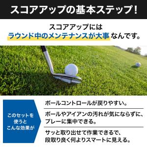 ゴルフブラシ ゴルフタオル セット| クラブ拭...の詳細画像1