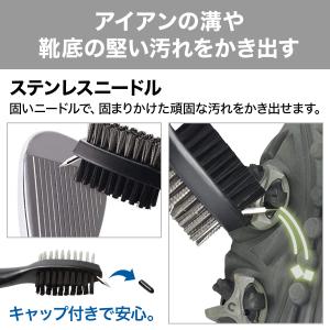 ゴルフブラシ ゴルフタオル セット| クラブ拭...の詳細画像3
