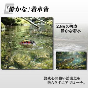 渓流ミノー トラウトルアー 5 セット 35m...の詳細画像3