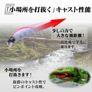 渓流ミノー トラウトルアー 5 セット 35m...の詳細画像2