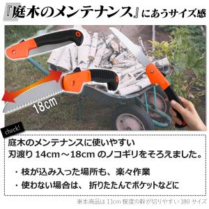 剪定のこぎり 【交換や使いわけに便利な 2本入...の詳細画像3