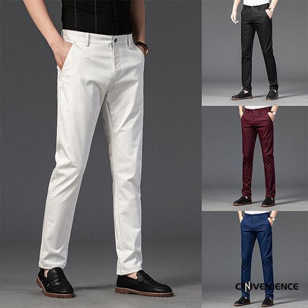 チノパン テーパードパンツ ビジネスパンツ メンズ 裾上げ済 スリム ストレッチ スラックス カジュ...