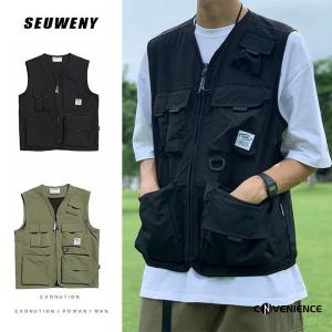 フィッシングベスト メンズ ベスト 男女兼用 多ポケット