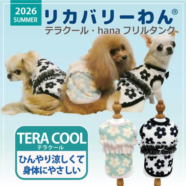 【発売中】 2026夏物新作ドッグウェア 犬リカバリーウェア[熱中症対策]【テラクール・hanaフリ...