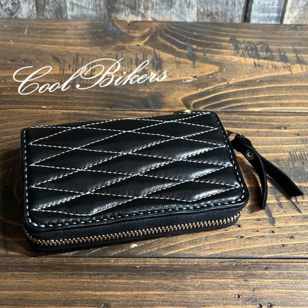 長財布 クールバイカーズ COOLBIKERS ミドルウォレット 本革 ラウンドファスナー 日本製 ...