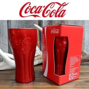 コカ・コーラ COKE PREMIUM GENUINE GLASS 12.5oz PG-PR01 RED コップ グラス 370ml フランス製｜coo-eshop