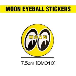 ムーンアイズ MOONEYES Sticker MOON EYEBALL STICKER ムーン アイボールステッカー 7.5cm  [DM010]｜coo-eshop