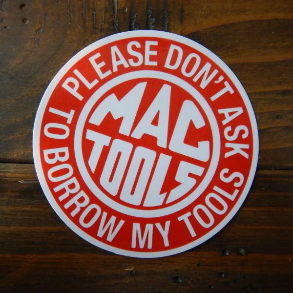 MAC TOOLS マックツールズ アメリカン雑貨 STICKER シール ステッカー