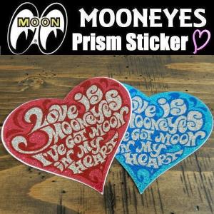 ムーンアイズ MOONEYES Prism Sticker プリズムステッカー Love is DM080｜coo-eshop