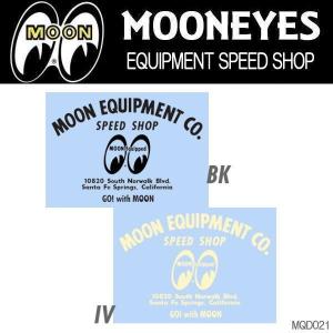 ムーンアイズ MOONEYES Sticker ステッカー EQUIPMENT SPEED SHOP デカール 転写シール [MQD021]