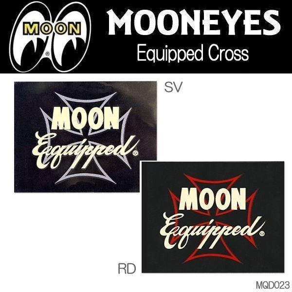 ムーンアイズ MOONEYES Sticker ステッカー Equipped Iron Cross ...