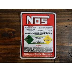 NOS ニトロ アメリカン雑貨 ワイルドスピード STICKER ステッカー シール NOS-2｜coo-eshop