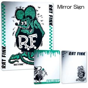 Rat Fink ラットフィンク Mirror Sign ミラー サイン 家具 インテリアミラー ドレッサー壁掛け鏡 ウォールミラー RAF562