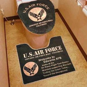 United States Air Force USAF ミリタリー ウォシュレットタイプ対応 トイレマットセット｜coo-eshop