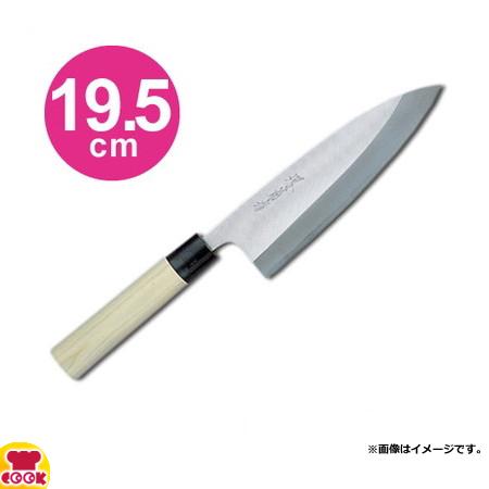 青木刃物 堺孝行 改良霞研 出刃 19.5cm 07038（名入れ無料）（送料無料、代引OK）