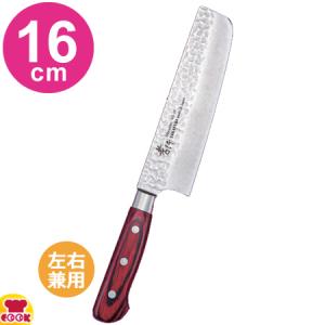 青木刃物 堺孝行 33層槌目ダマスカス 菜切 16cm 07393 （名入れ無料）の商品画像