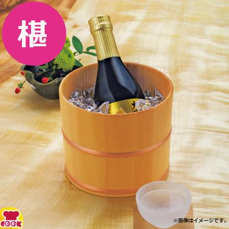 ヤマコー 椹・薄口桶型冷酒クーラー 溝切加工付 12325（送料無料、代引不可）